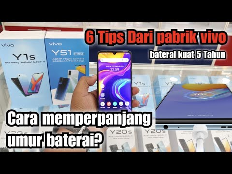 6 Tips Dan Cara Memperpanjang Umur baterai! langsung dari Pabrik vivo