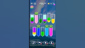 Water Sort Puzzle - Level 105 - Color Water Sort - New Bottle -Gameplay #shorts #shortvideos #foryou