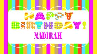 Nadirah  Birthday Wishes  - Happy Birthday NADIRAH