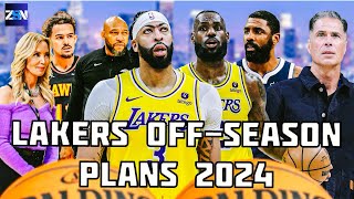 Lakers Off-Season Plans 2024 | Lakers Coaching Search |Lakers Trade Targets | NBA Free Agency Needs