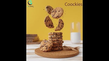 How to make cookies in blender 3d Timelapse
