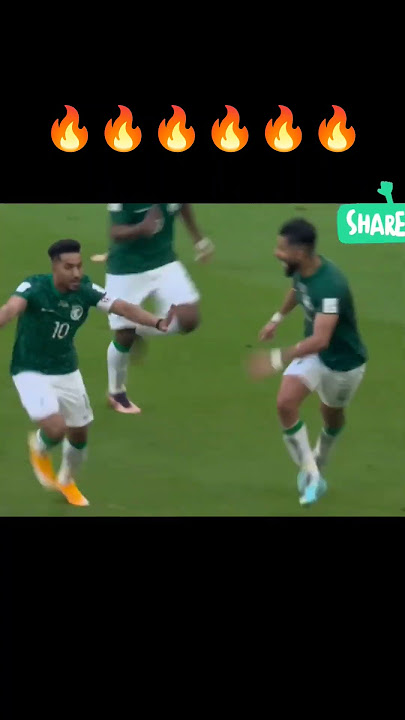 Saudi Arabia's legendary goal in the 2022 World Cup #worldcup