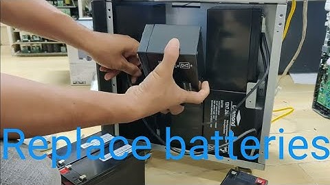 PROLINK UPS model PRO906-WS 6000VA not charging solution replacement battery 16pcs