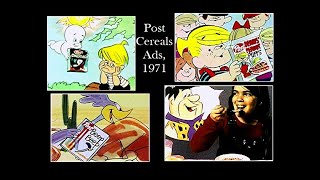 Post Cereals, Storyboard Ads from 1971
