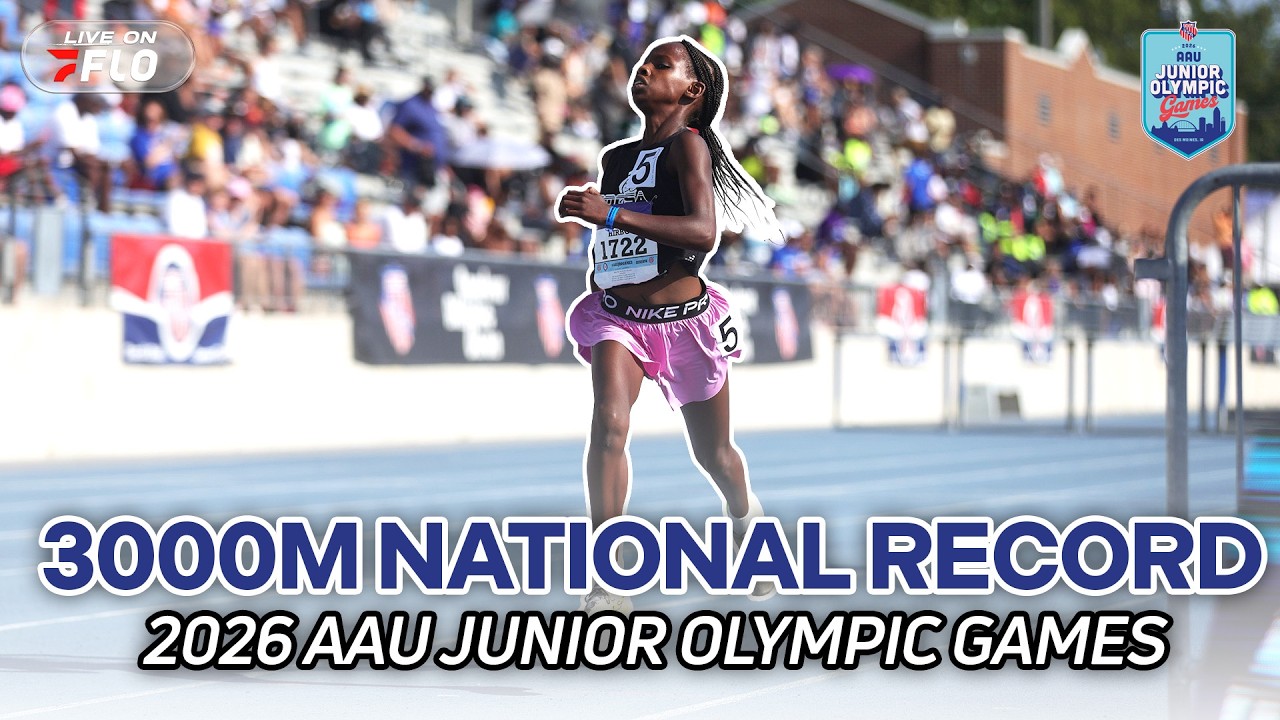 NEW 12-Year-Old Girls 3000m National Record | AAU Junior Olympics 2026
