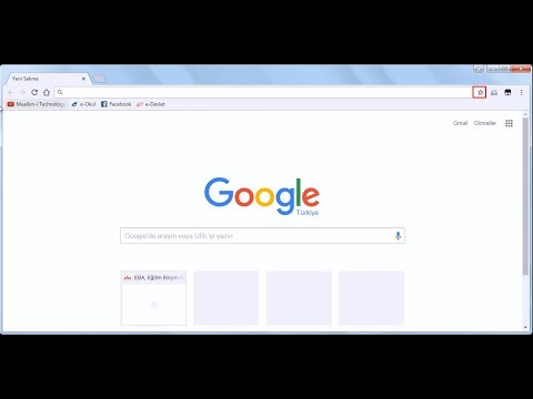Video: Chrome'da Yer Imi Nasıl Eklenir