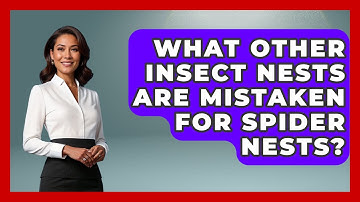 What Other Insect Nests Are Mistaken For Spider Nests? - Insects and Invaders