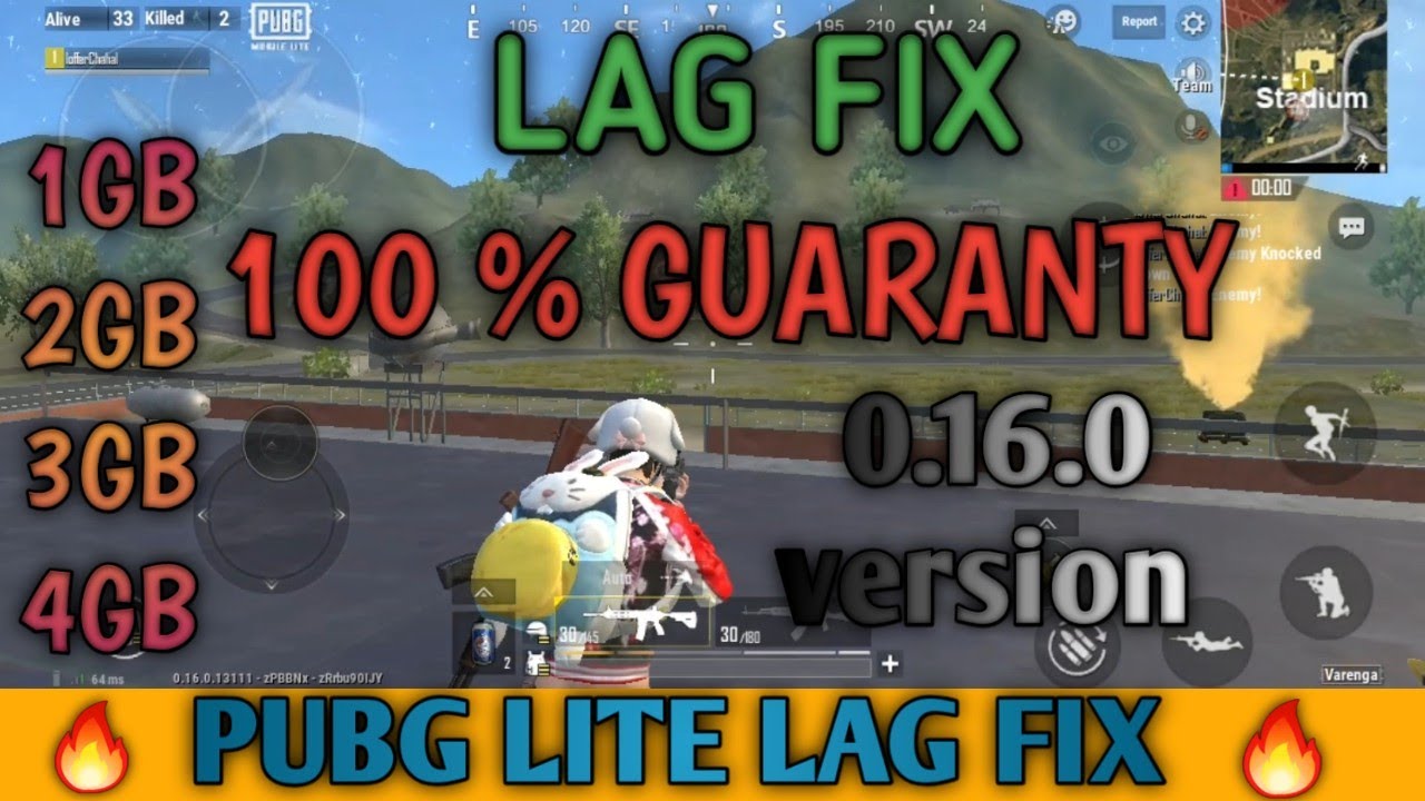 PUBG MOBILE LITE LAG FIX 1GB,2GB,3GB RAM CONFIG - PUBG LITE LAG FIX PROBLEM Lag Fix Pubg Mobile Lite