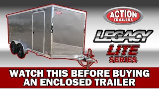 LEGACY LITE SERIES! Best Valued Aluminum Enclosed Cargo Trailer! Watch This Before You Buy!
