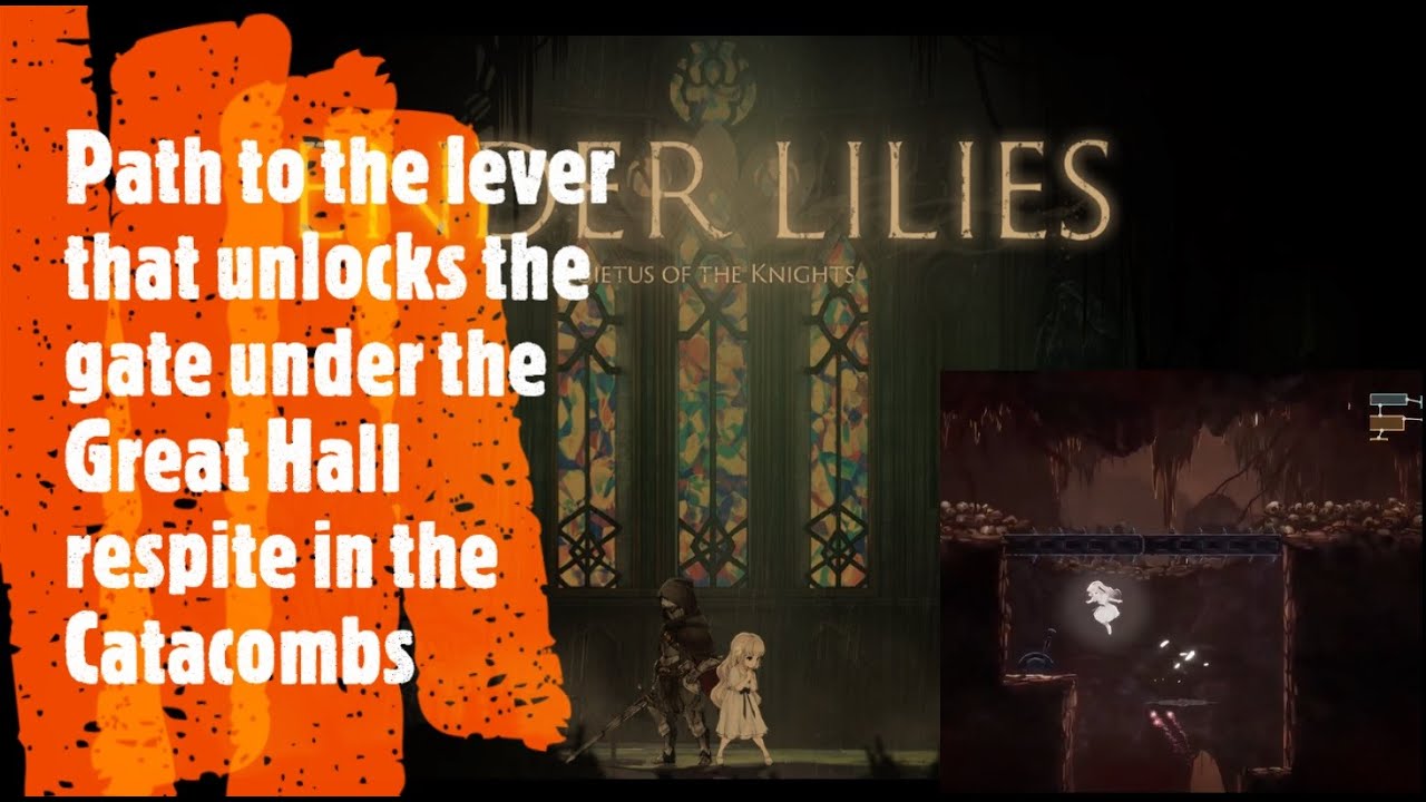 Ender Lilies [Path to the lever that unlocks the gate under the Great