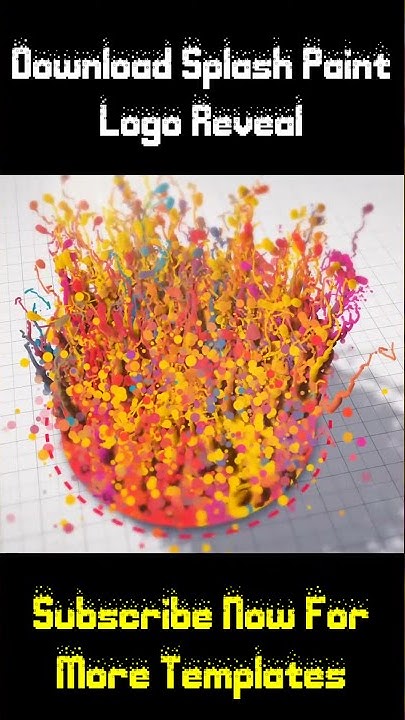 Splash Paint Logo Reveal | AFTER EFFECTS INTRO TEMPLATE FREE DOWNLOAD