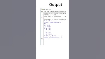 Python Numpy Array 1👆