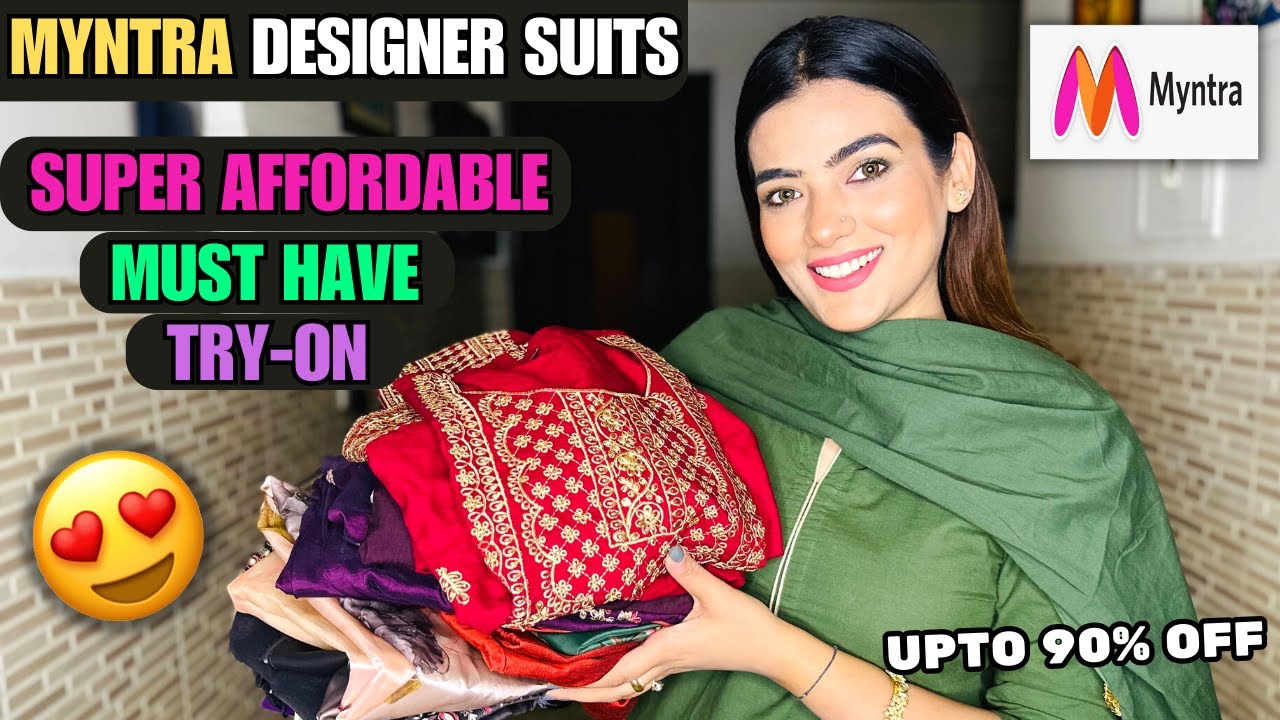 MYNTRA Kurta Sets Haul - Festive Suit Sets Starts Only 600/- Rs. | Super  Style Tips - YouTube