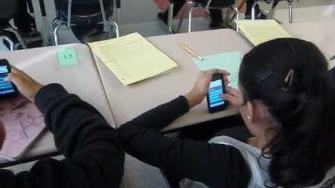 Socrative App - Students Taking Space Race Quiz