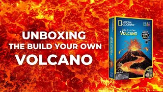 Unboxing The Volcano Adventure With The Build Your Own Volcano Stem Kit- National Geograpic