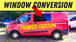 Ford Transit Custom | WINDOW CONVERSION | ASMR
