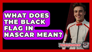 What Does The Black Flag In NASCAR Mean? - The Racing Xpert