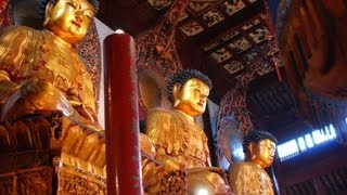 Jade Buddha Temple Featuring Buddhist Monk Ceremonies-Shanghai, China