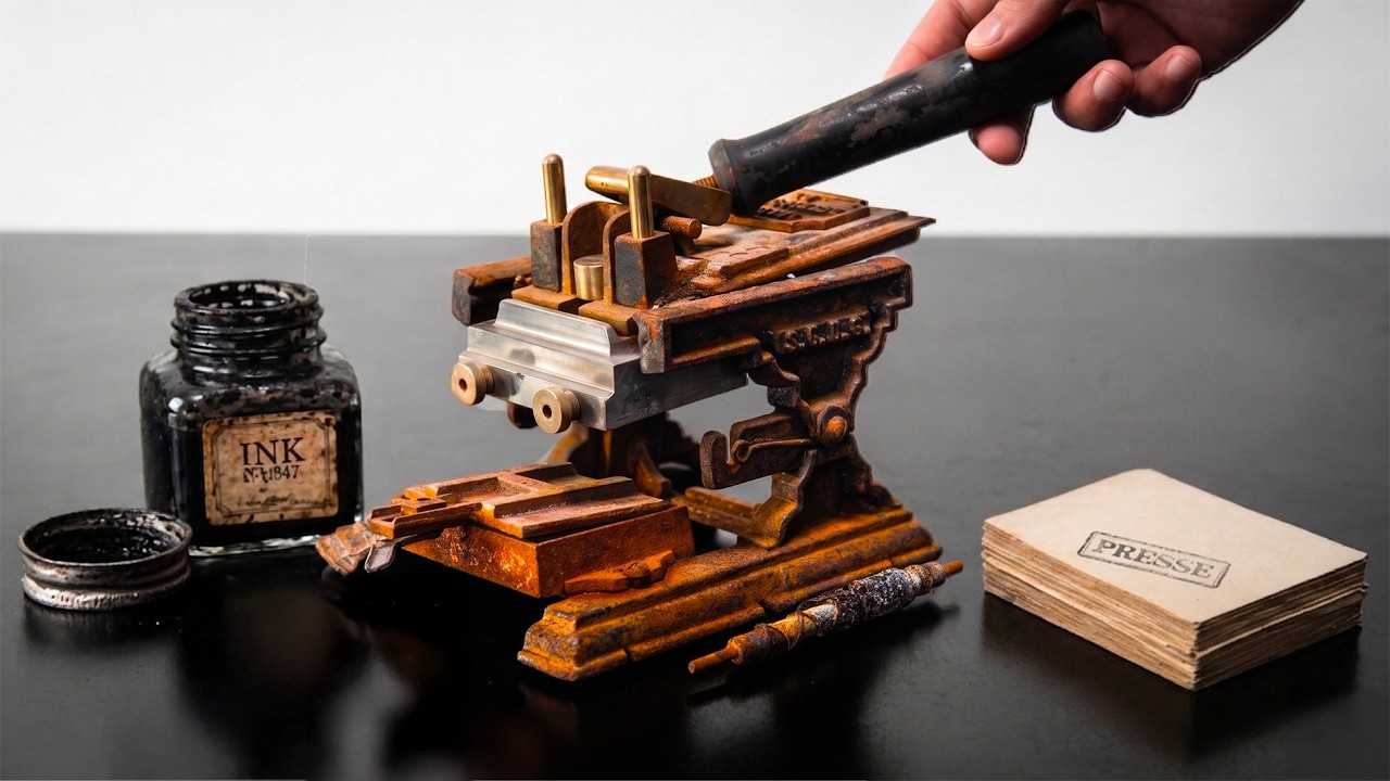 Broken Stamp Press Restoration