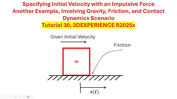 Tutorial 30 Specifying Initial Velocity in Another Example Dynamics Scenario 3DEXPERIENCE R2025x