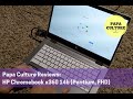 Vista previa del review en youtube del HP Chromebook x360 14b