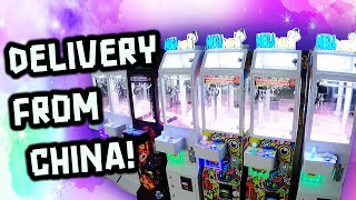 Buying MEGA MINI Claw Machines from China !How does the delivery look like? How long does it take?