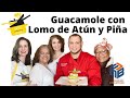 Entre Palabras y Sartenes: Guacamole con Lomo de Atún y Piña.