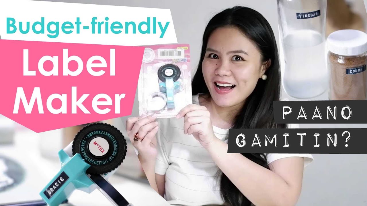 Murang Label Maker // How to Use A Motex Label Maker YouTube