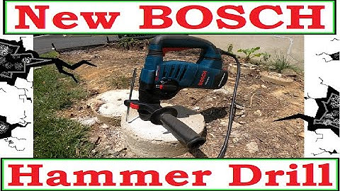 BOSCH 1-1/8 in. Corded Variable Speed SDS-Plus Concrete Masonry Rotary Hammer Drill NEW TOOLS 🛠️