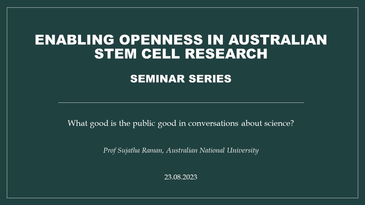 EOAR seminar, August 2023