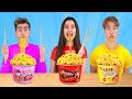 NO HANDS VS ONE HAND VS TWO HANDS || Eating Challenge! Funny FOOD Situations by 123 GO! CHALLENGE