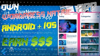 DEVELOP YOUR OWN WORDPRESS NATIVE ANDROID APP + IOS APP USING FLUTTER | ANDROID SOURCE CODE screenshot 5
