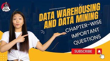 Data Wareho﻿using and Data Mining | Chapter-wise important questions |