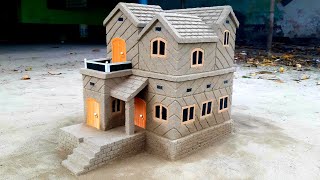 Mitti Ka Ghar/ Building 🏰 ✅/How To Make A Small Building 🏰🥰🤗 Mitti Ka Ghar Ka Model 🥰🤗✅