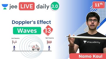 Waves L13 | Doppler’s Effect ​| #jee2024 #jee2025 #jeephysics #namokaul