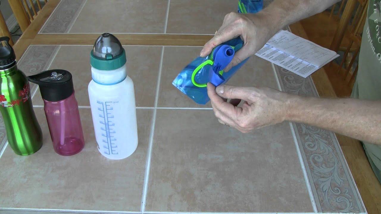 Vapur Element Collapsible Backpacking Water Bottle YouTube