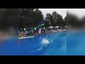 Cop does perfect dive