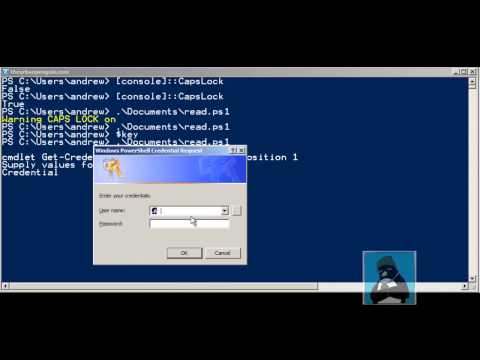 PowerShell CapsLock Detection