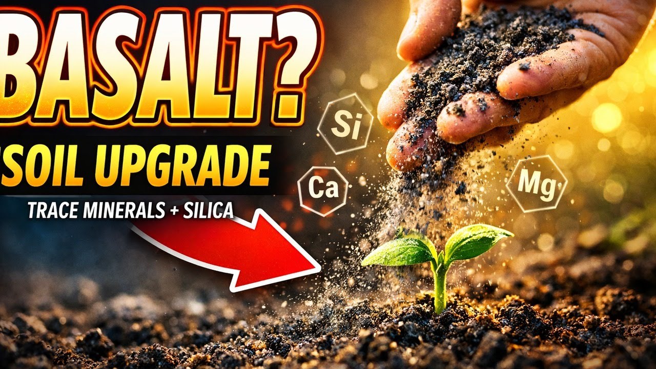 Baslat rock dust: The "missing minerals" FIX for depleted soils