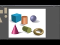 Basic 3D Shapes in Adobe Illustrator 6 shapes