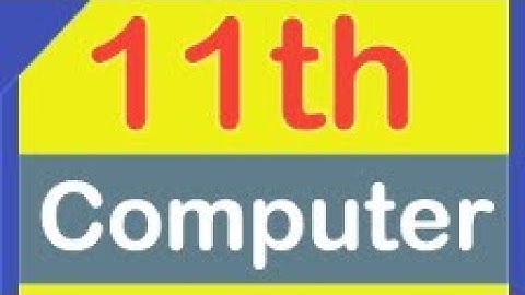 11th Computer Science - Chapter-12 - Arrays and Structures(Part-1)