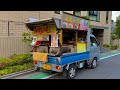 Baked sweet potato food truck in tokyo