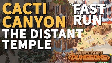 Cacti Canyon Minecraft Dungeons Fast Walkthrough