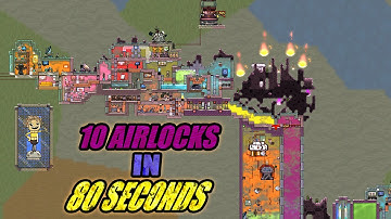 10 Airlocks in 80 Seconds - Oxygen Not Included
