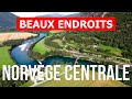 Voyage au centre de la Norvège | Nature, tourisme, vacances, lieux, paysages, vues | Drone 4k vidéo