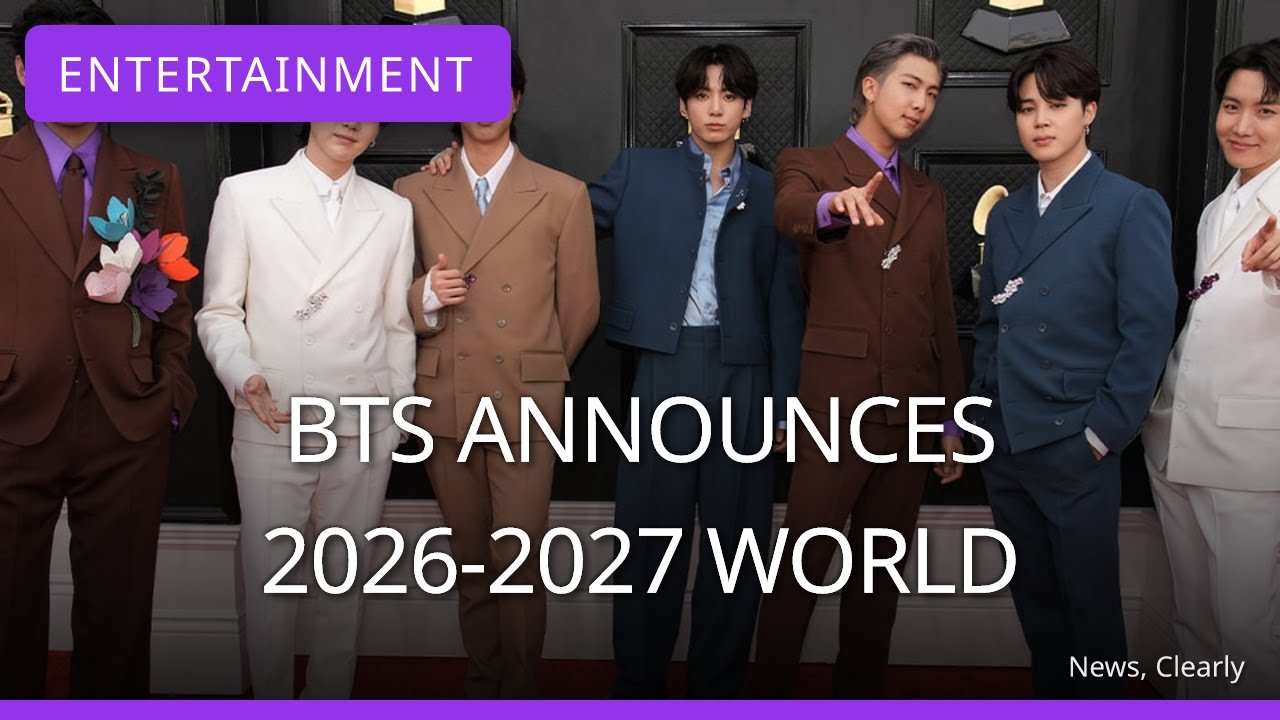 🎉 BTS Announces 2026-2027 World Tour | Major Concert Plans