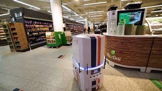 Mobile robot streamlines food deliveries in a pilot trial