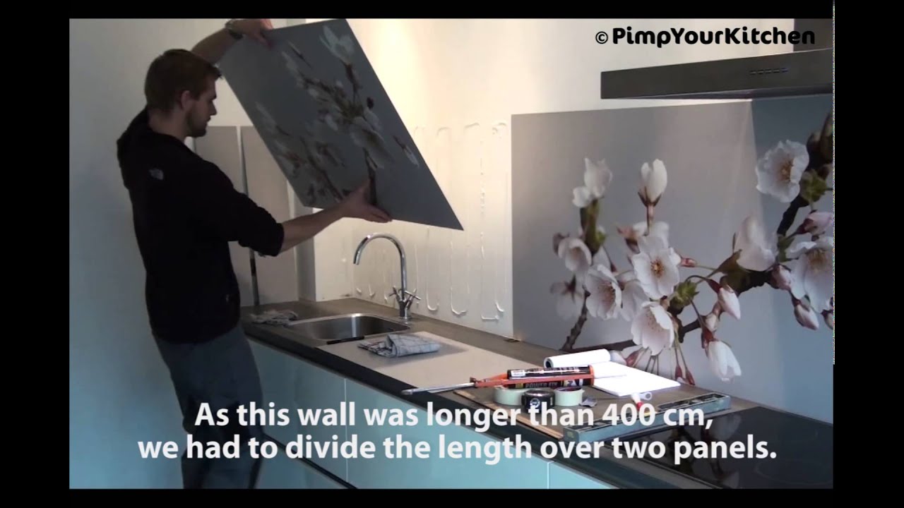 Kitchen splashback PimpYourKitchen.co.uk