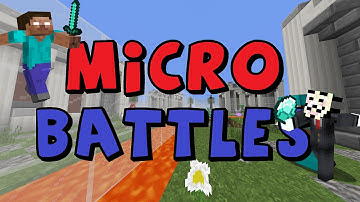 Minecraft Micro Battles - I KILLED A HACKER!!