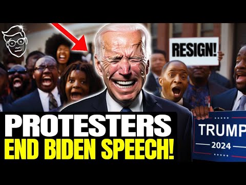 CHAOS: Biden SCREAMED OUT of Event On LIVE TV By Democrat Activists! | 'Genocide Joe!' 🚨